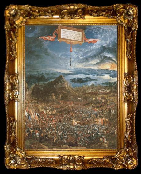 framed  Albrecht Altdorfer the battle of lssus, ta009-2